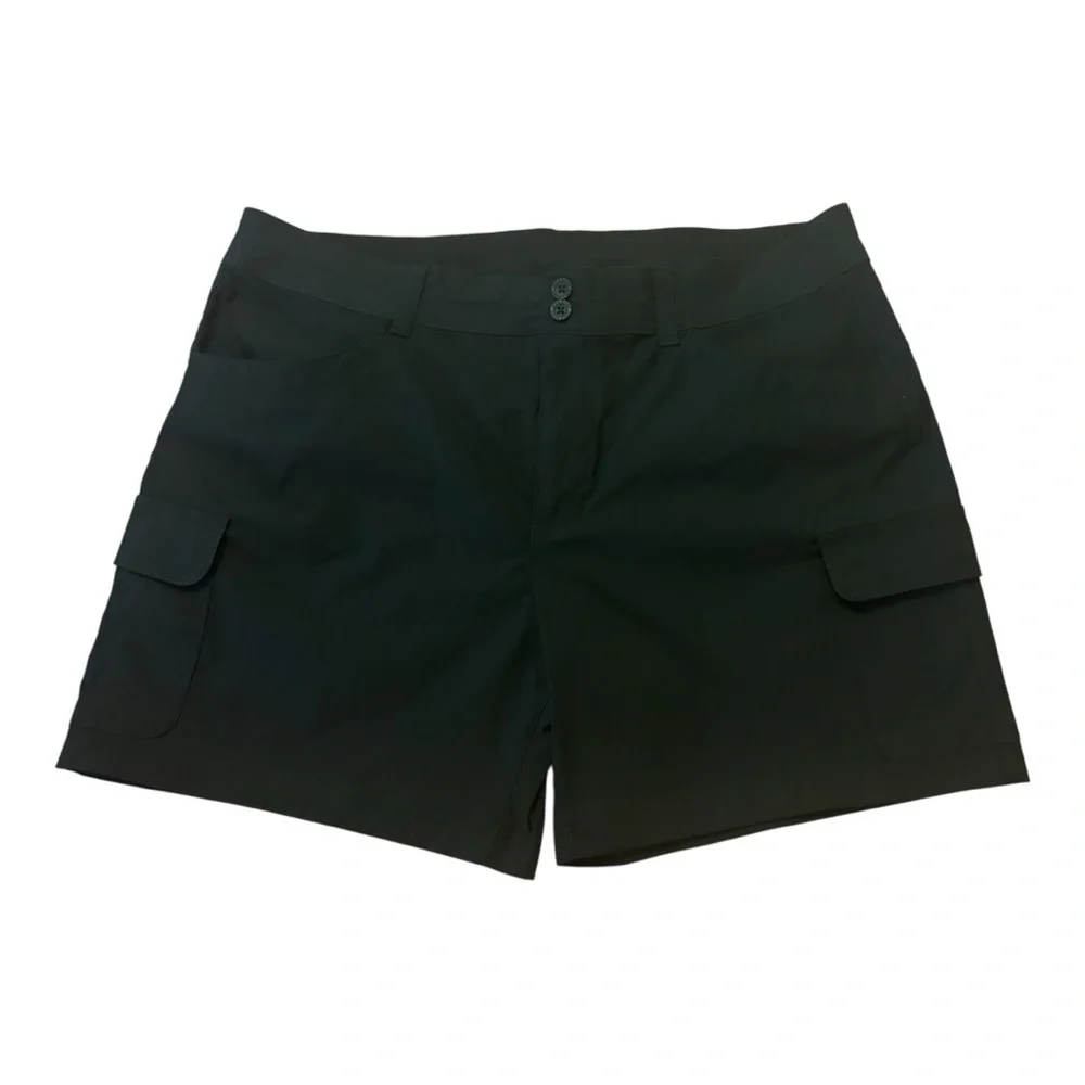 Eddie Bauer Women's Black Cargo Shorts